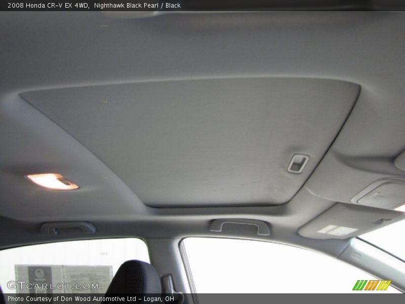 Nighthawk Black Pearl / Black 2008 Honda CR-V EX 4WD