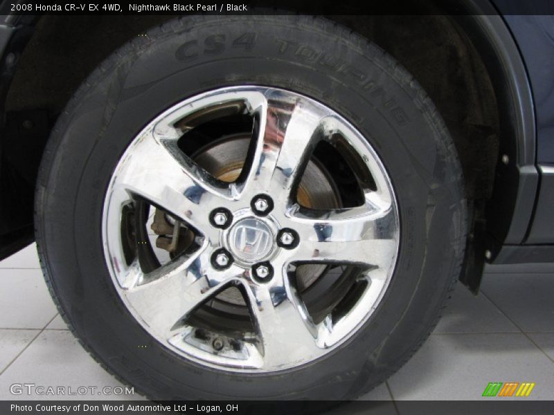 Nighthawk Black Pearl / Black 2008 Honda CR-V EX 4WD