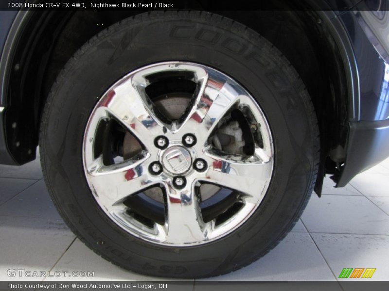 Nighthawk Black Pearl / Black 2008 Honda CR-V EX 4WD