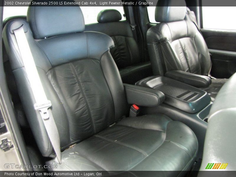 Light Pewter Metallic / Graphite 2002 Chevrolet Silverado 2500 LS Extended Cab 4x4