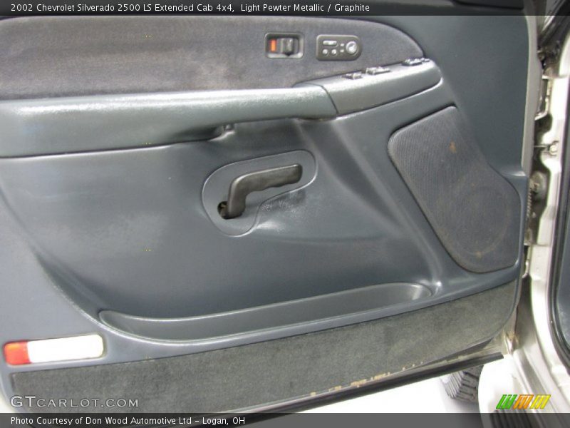 Light Pewter Metallic / Graphite 2002 Chevrolet Silverado 2500 LS Extended Cab 4x4