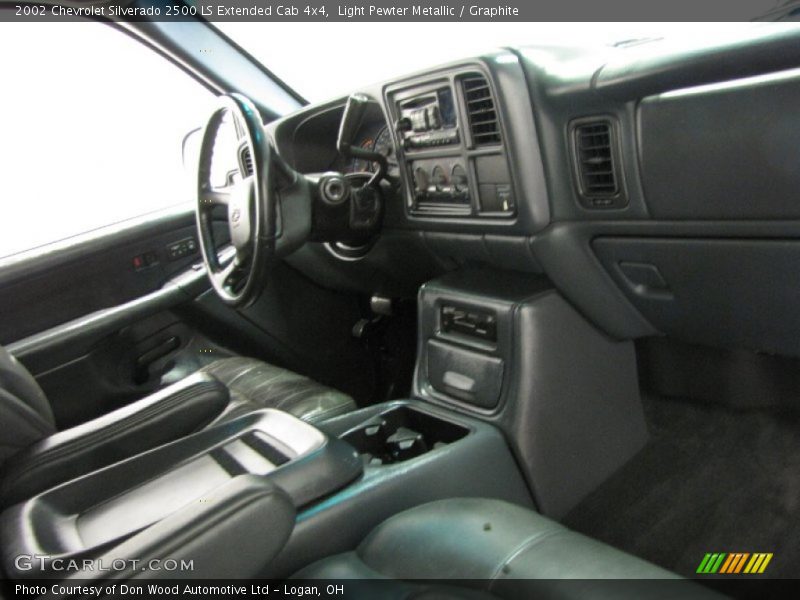 Light Pewter Metallic / Graphite 2002 Chevrolet Silverado 2500 LS Extended Cab 4x4