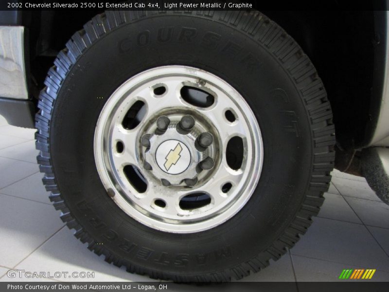 Light Pewter Metallic / Graphite 2002 Chevrolet Silverado 2500 LS Extended Cab 4x4