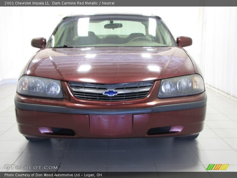 Dark Carmine Red Metallic / Neutral 2001 Chevrolet Impala LS