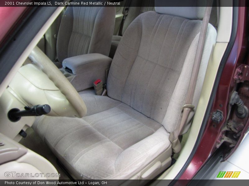 Dark Carmine Red Metallic / Neutral 2001 Chevrolet Impala LS