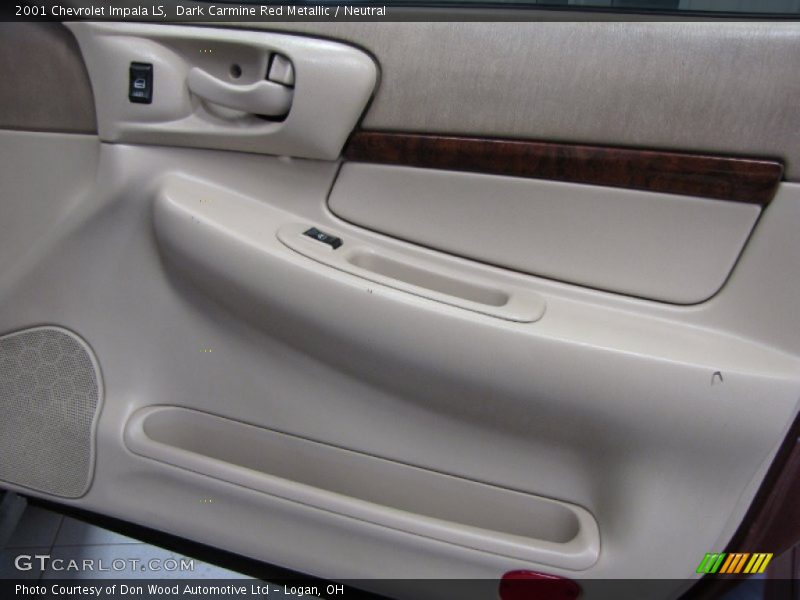 Dark Carmine Red Metallic / Neutral 2001 Chevrolet Impala LS