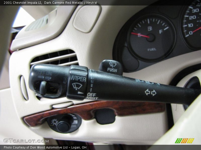 Dark Carmine Red Metallic / Neutral 2001 Chevrolet Impala LS