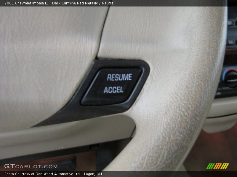 Dark Carmine Red Metallic / Neutral 2001 Chevrolet Impala LS