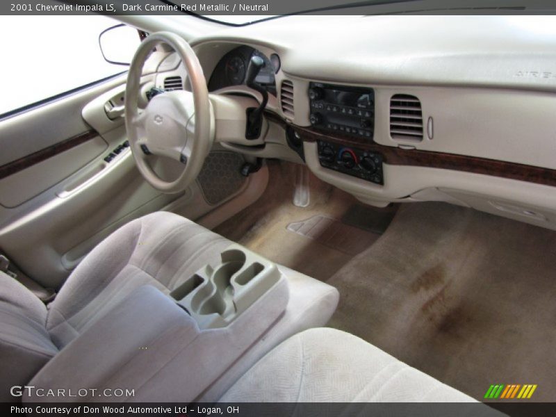 Dark Carmine Red Metallic / Neutral 2001 Chevrolet Impala LS