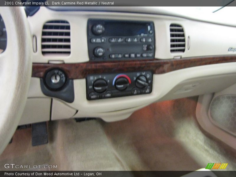 Dark Carmine Red Metallic / Neutral 2001 Chevrolet Impala LS