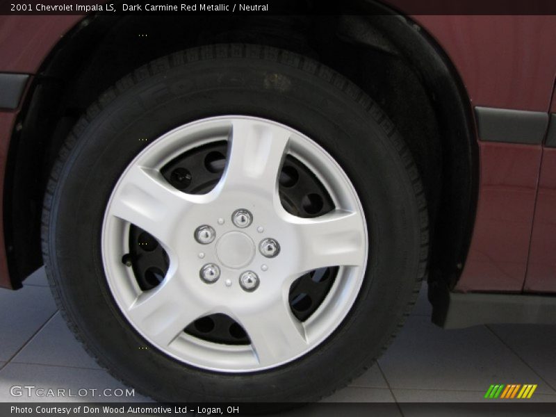 Dark Carmine Red Metallic / Neutral 2001 Chevrolet Impala LS