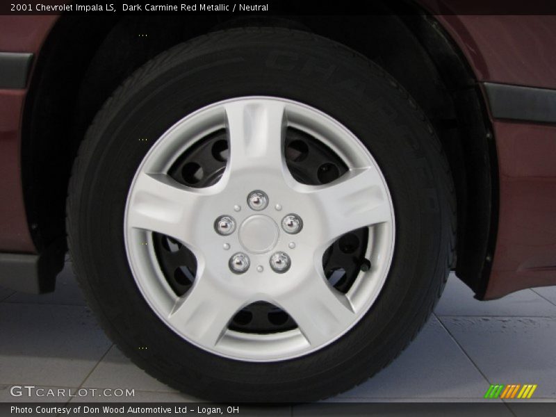 Dark Carmine Red Metallic / Neutral 2001 Chevrolet Impala LS
