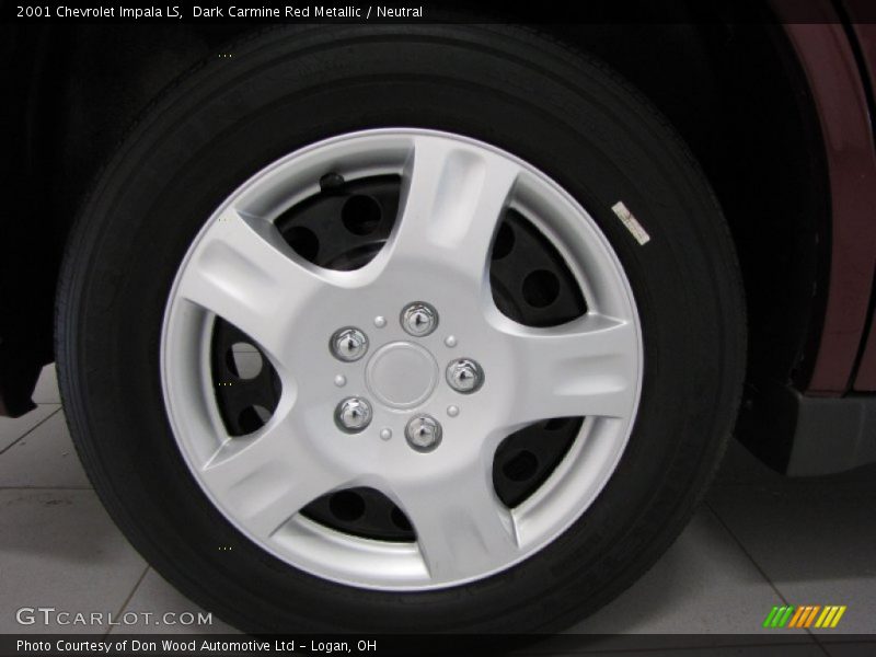 Dark Carmine Red Metallic / Neutral 2001 Chevrolet Impala LS