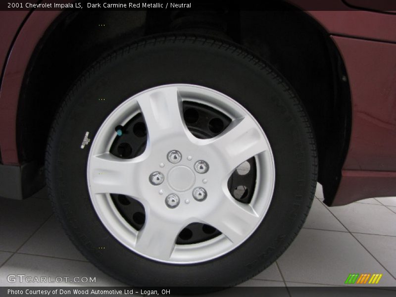 Dark Carmine Red Metallic / Neutral 2001 Chevrolet Impala LS
