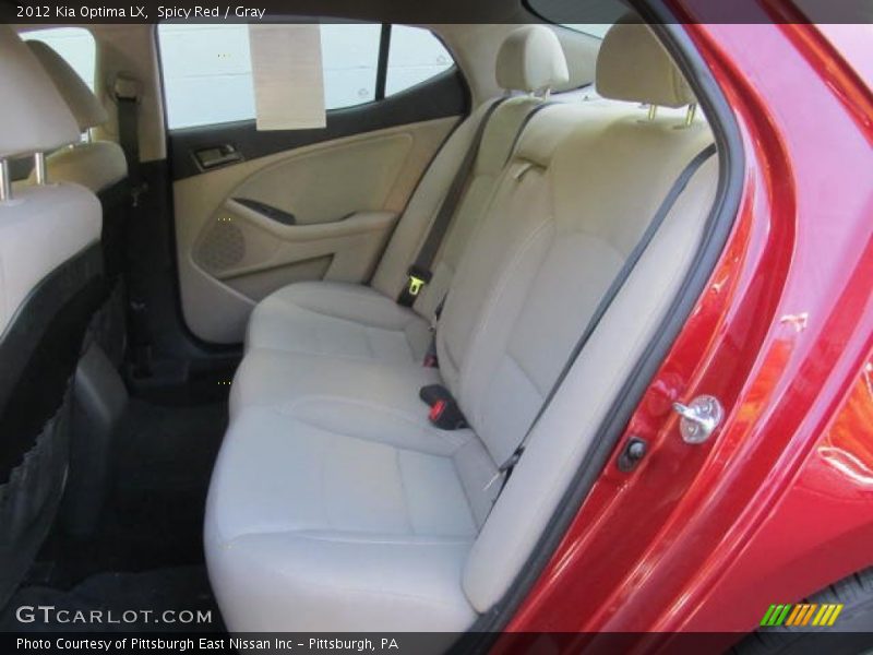 Spicy Red / Gray 2012 Kia Optima LX