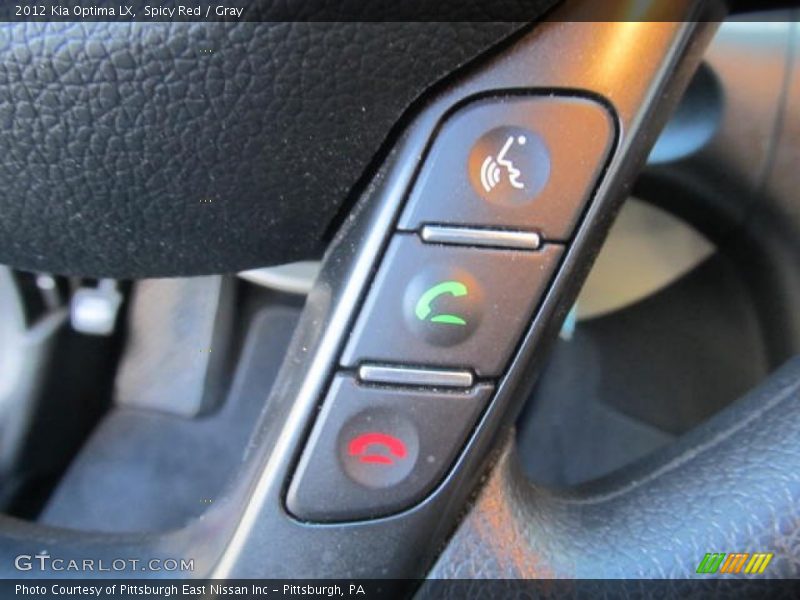 Spicy Red / Gray 2012 Kia Optima LX