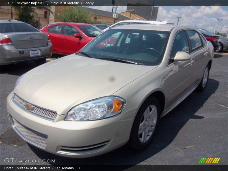 Gold Mist Metallic / Ebony 2012 Chevrolet Impala LT