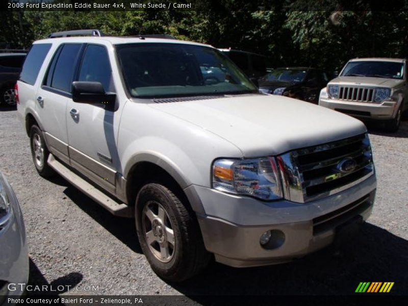 White Suede / Camel 2008 Ford Expedition Eddie Bauer 4x4