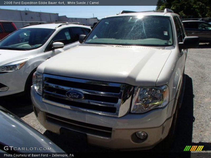 White Suede / Camel 2008 Ford Expedition Eddie Bauer 4x4
