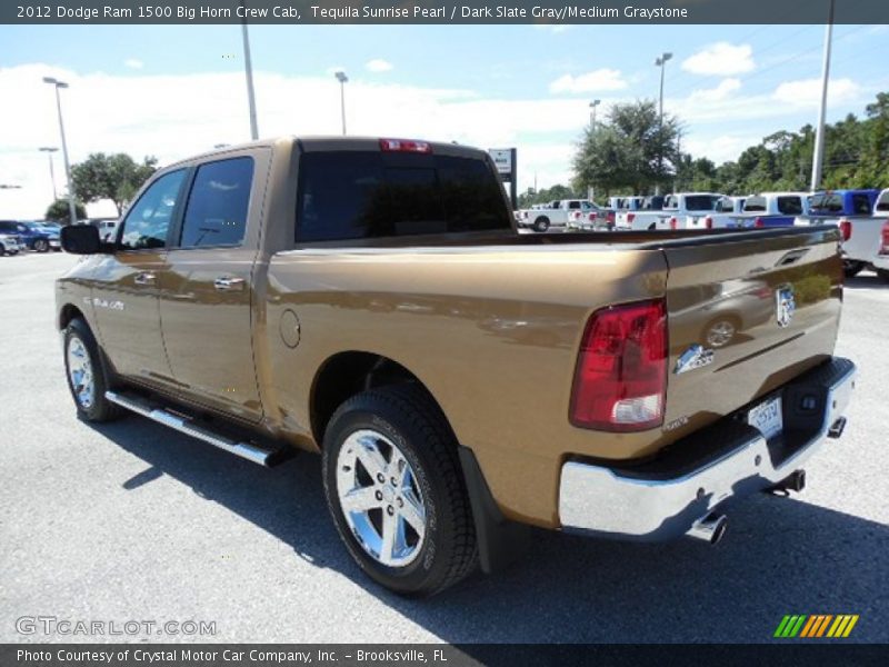 Tequila Sunrise Pearl / Dark Slate Gray/Medium Graystone 2012 Dodge Ram 1500 Big Horn Crew Cab