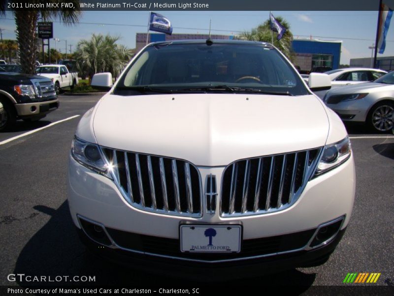 White Platinum Tri-Coat / Medium Light Stone 2011 Lincoln MKX FWD