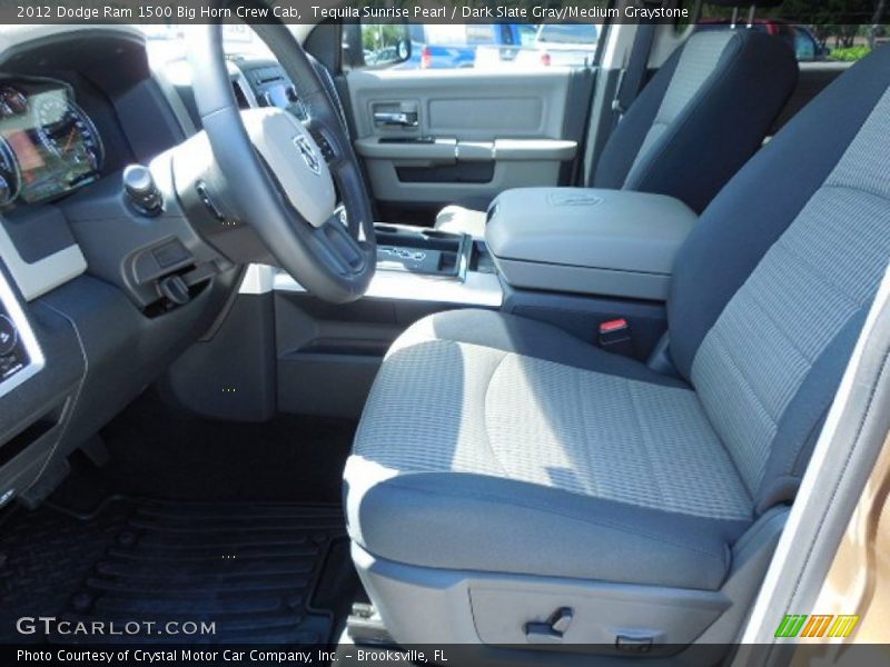 Tequila Sunrise Pearl / Dark Slate Gray/Medium Graystone 2012 Dodge Ram 1500 Big Horn Crew Cab
