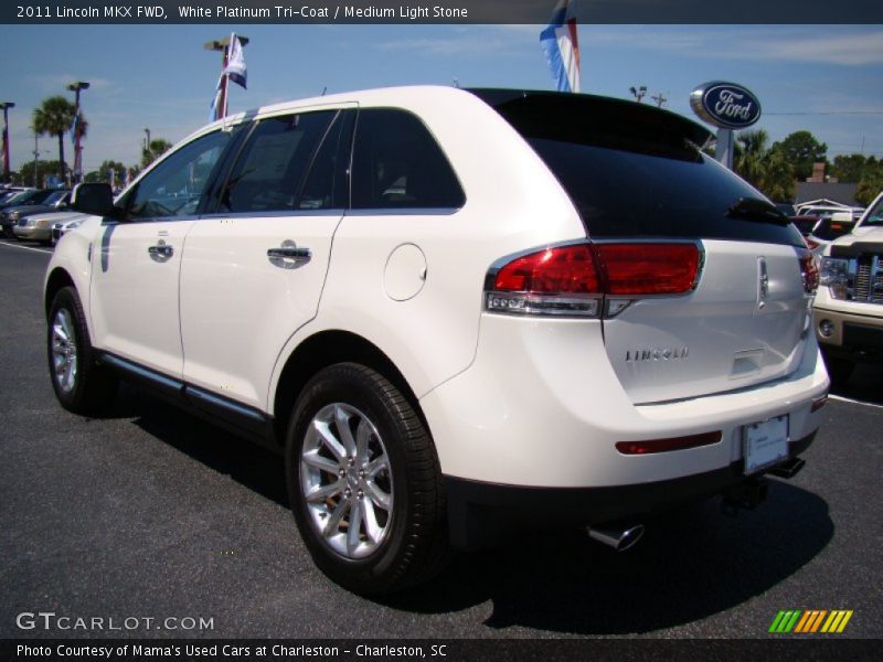 White Platinum Tri-Coat / Medium Light Stone 2011 Lincoln MKX FWD