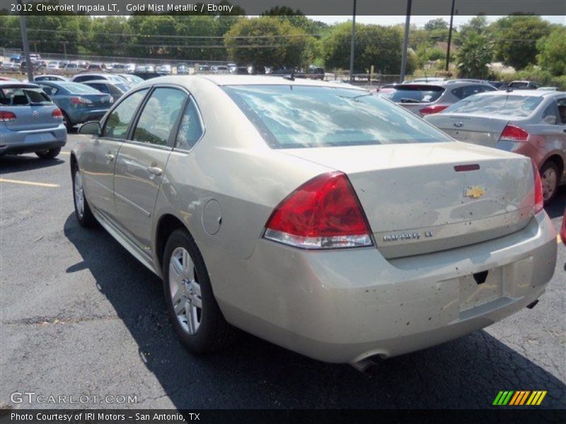 Gold Mist Metallic / Ebony 2012 Chevrolet Impala LT