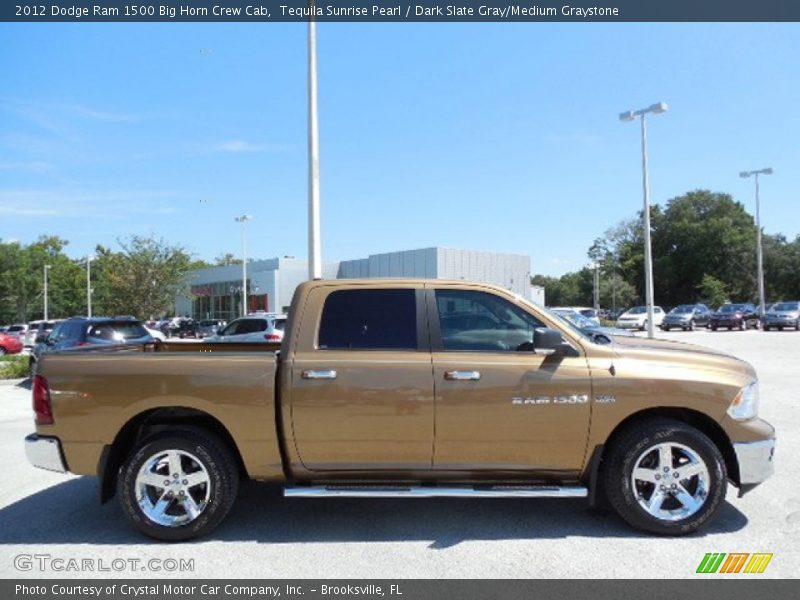 Tequila Sunrise Pearl / Dark Slate Gray/Medium Graystone 2012 Dodge Ram 1500 Big Horn Crew Cab