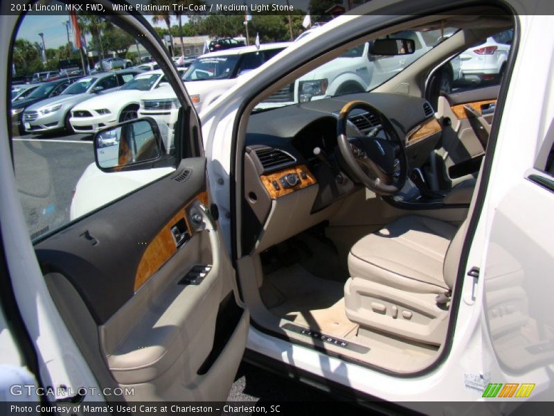 White Platinum Tri-Coat / Medium Light Stone 2011 Lincoln MKX FWD