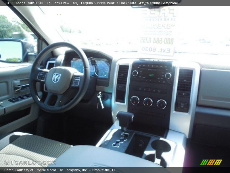 Tequila Sunrise Pearl / Dark Slate Gray/Medium Graystone 2012 Dodge Ram 1500 Big Horn Crew Cab