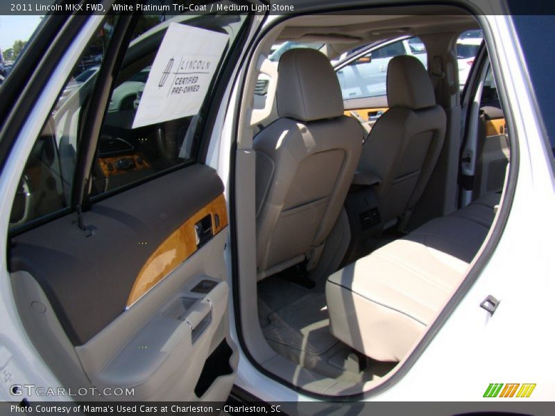 White Platinum Tri-Coat / Medium Light Stone 2011 Lincoln MKX FWD