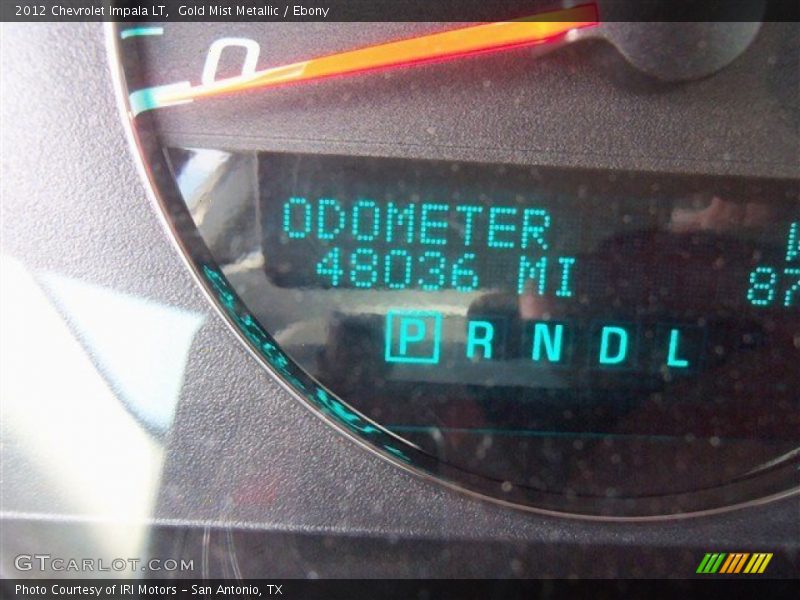 Gold Mist Metallic / Ebony 2012 Chevrolet Impala LT