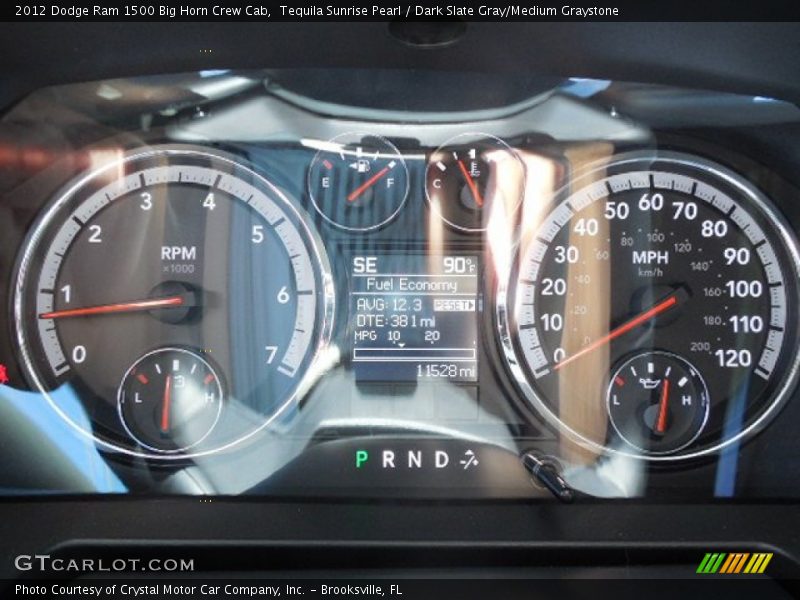 Tequila Sunrise Pearl / Dark Slate Gray/Medium Graystone 2012 Dodge Ram 1500 Big Horn Crew Cab