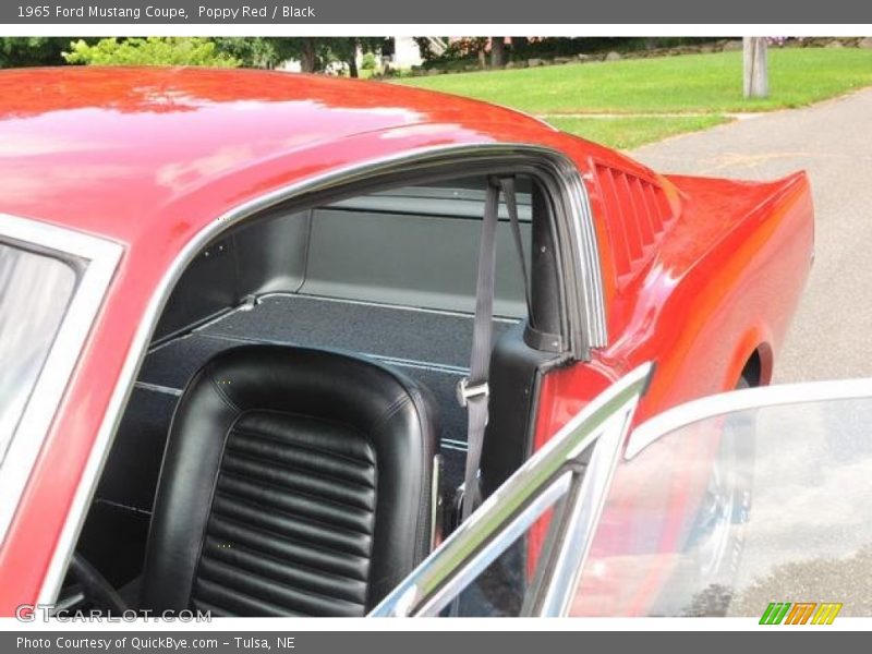 Poppy Red / Black 1965 Ford Mustang Coupe
