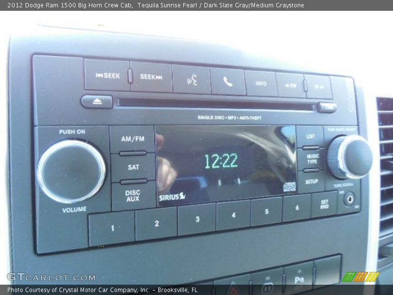 Tequila Sunrise Pearl / Dark Slate Gray/Medium Graystone 2012 Dodge Ram 1500 Big Horn Crew Cab