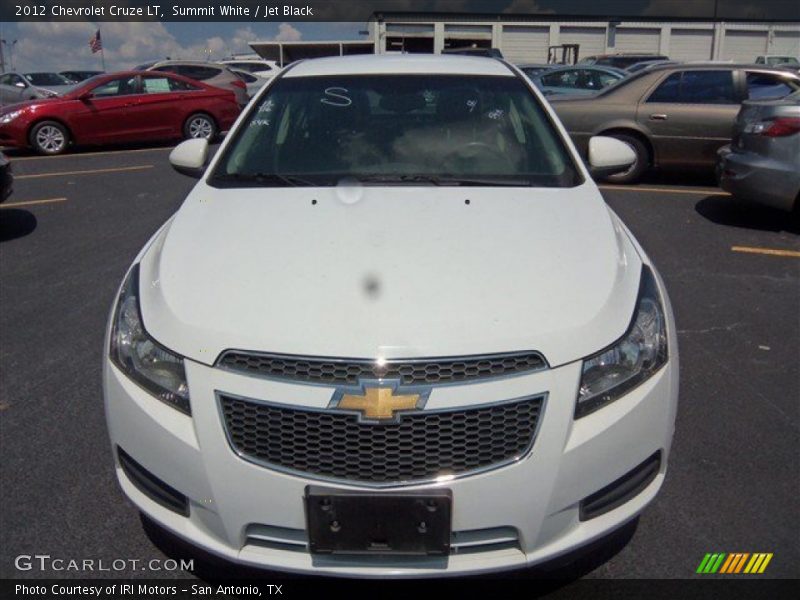 Summit White / Jet Black 2012 Chevrolet Cruze LT