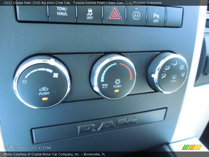 Tequila Sunrise Pearl / Dark Slate Gray/Medium Graystone 2012 Dodge Ram 1500 Big Horn Crew Cab