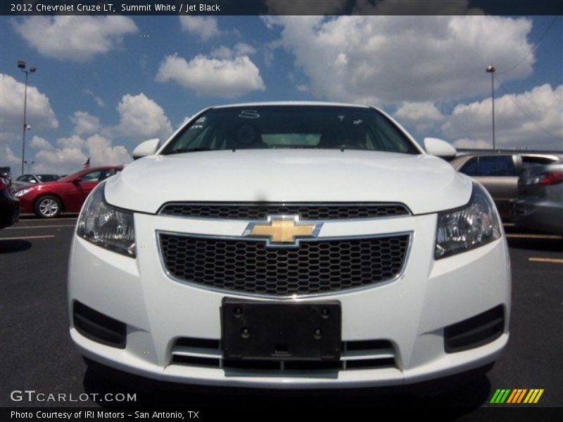 Summit White / Jet Black 2012 Chevrolet Cruze LT