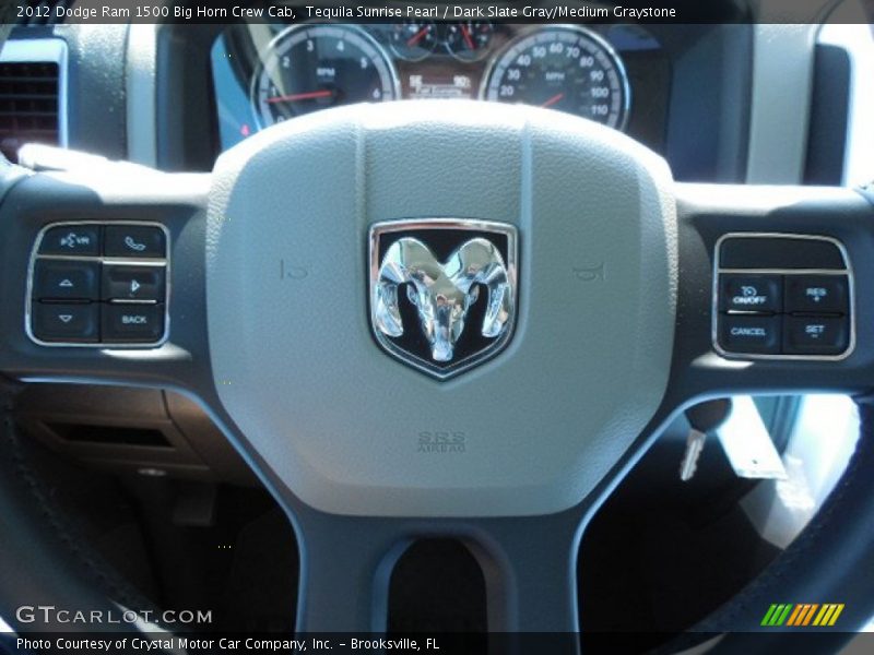 Tequila Sunrise Pearl / Dark Slate Gray/Medium Graystone 2012 Dodge Ram 1500 Big Horn Crew Cab