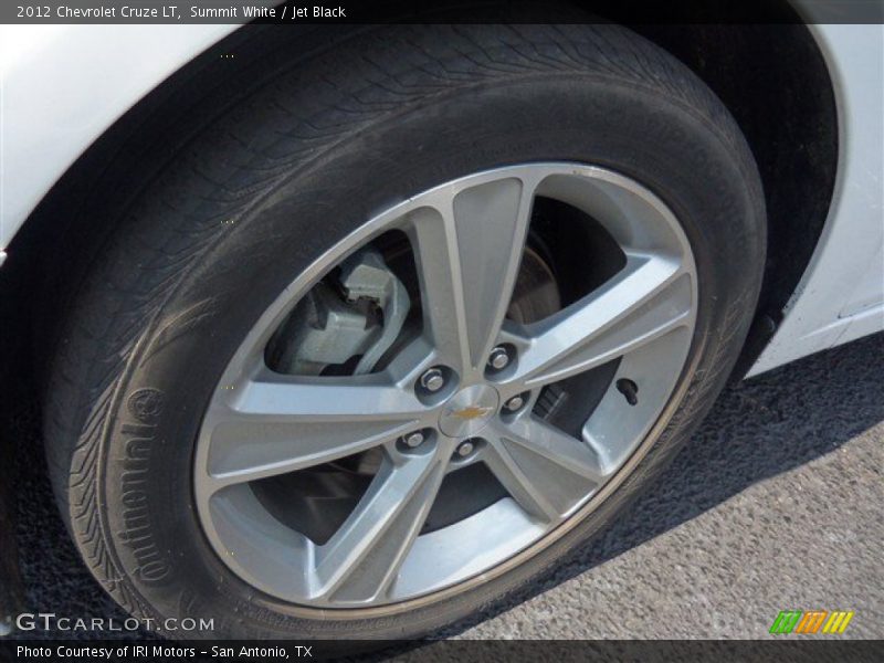 Summit White / Jet Black 2012 Chevrolet Cruze LT
