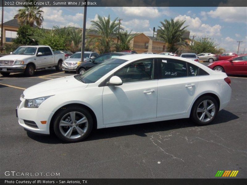 Summit White / Jet Black 2012 Chevrolet Cruze LT