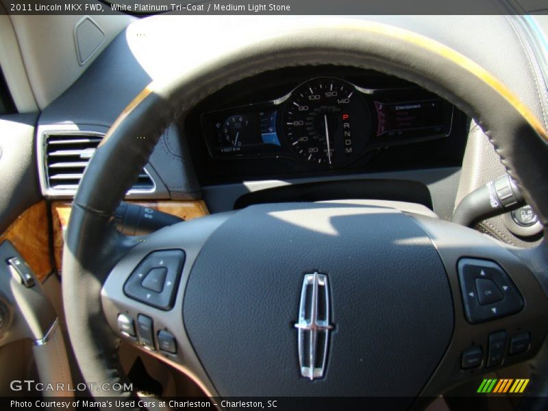 White Platinum Tri-Coat / Medium Light Stone 2011 Lincoln MKX FWD