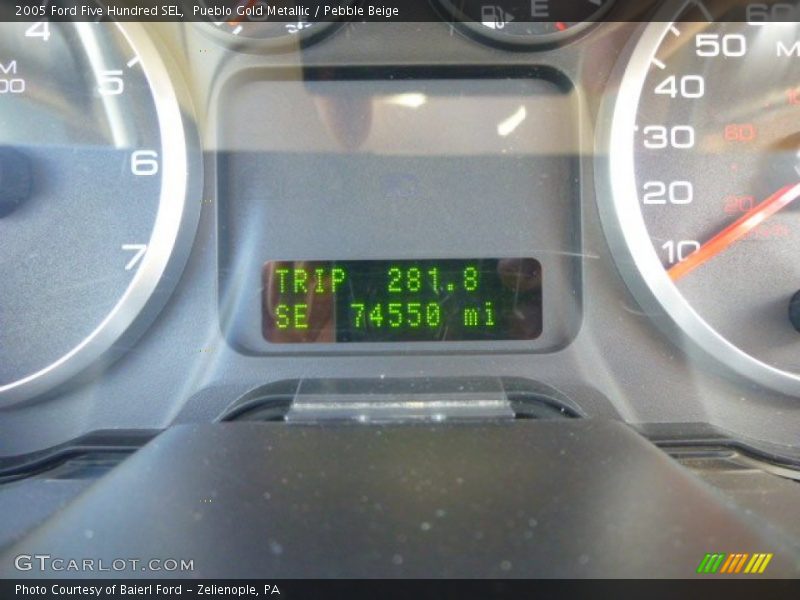 Pueblo Gold Metallic / Pebble Beige 2005 Ford Five Hundred SEL