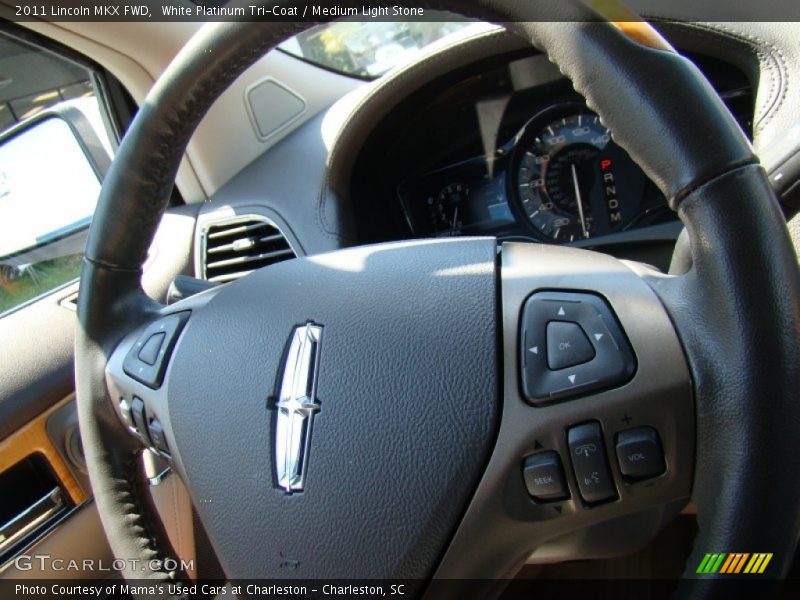 White Platinum Tri-Coat / Medium Light Stone 2011 Lincoln MKX FWD