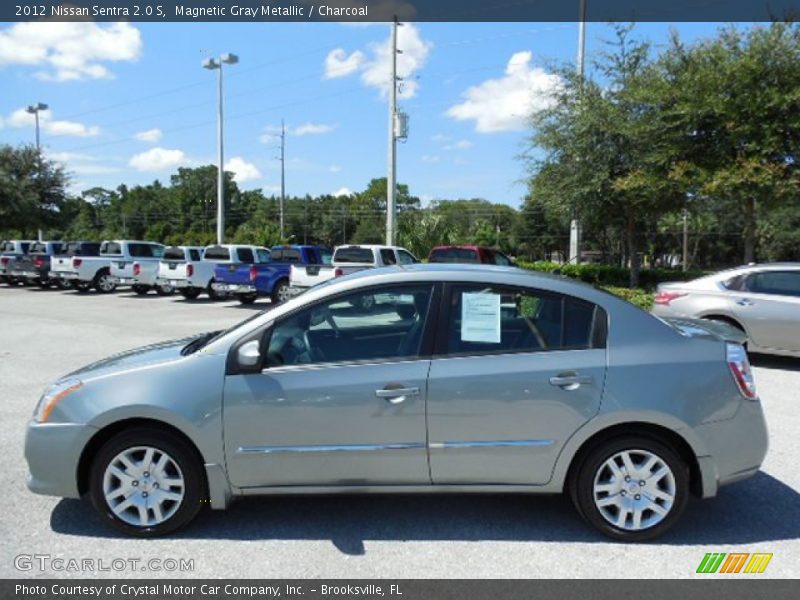 Magnetic Gray Metallic / Charcoal 2012 Nissan Sentra 2.0 S