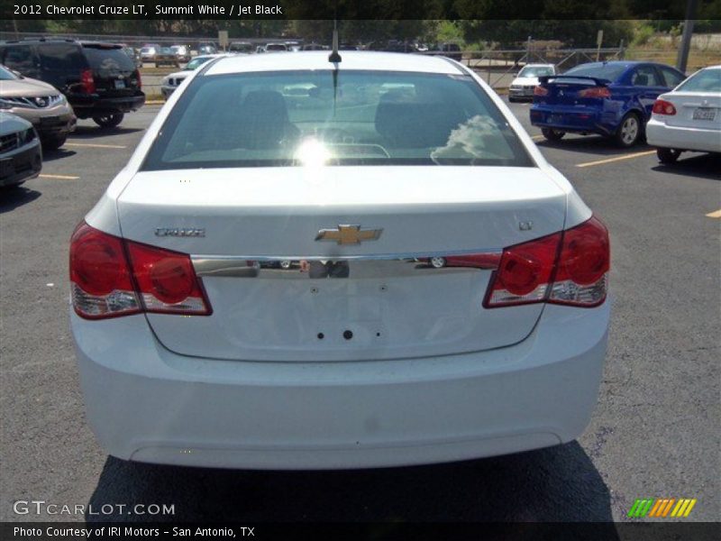 Summit White / Jet Black 2012 Chevrolet Cruze LT