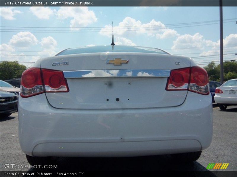 Summit White / Jet Black 2012 Chevrolet Cruze LT