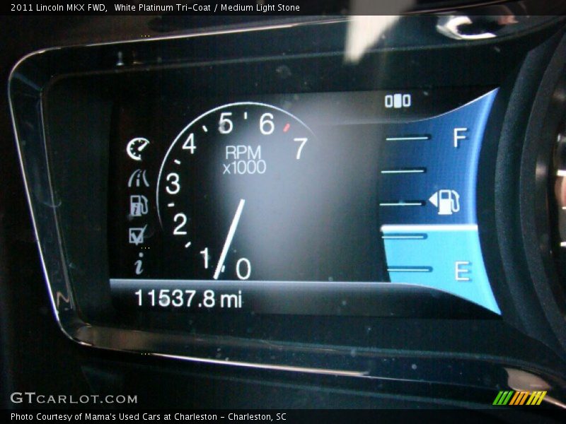White Platinum Tri-Coat / Medium Light Stone 2011 Lincoln MKX FWD