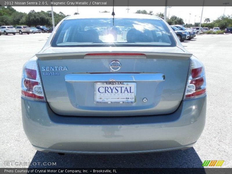 Magnetic Gray Metallic / Charcoal 2012 Nissan Sentra 2.0 S